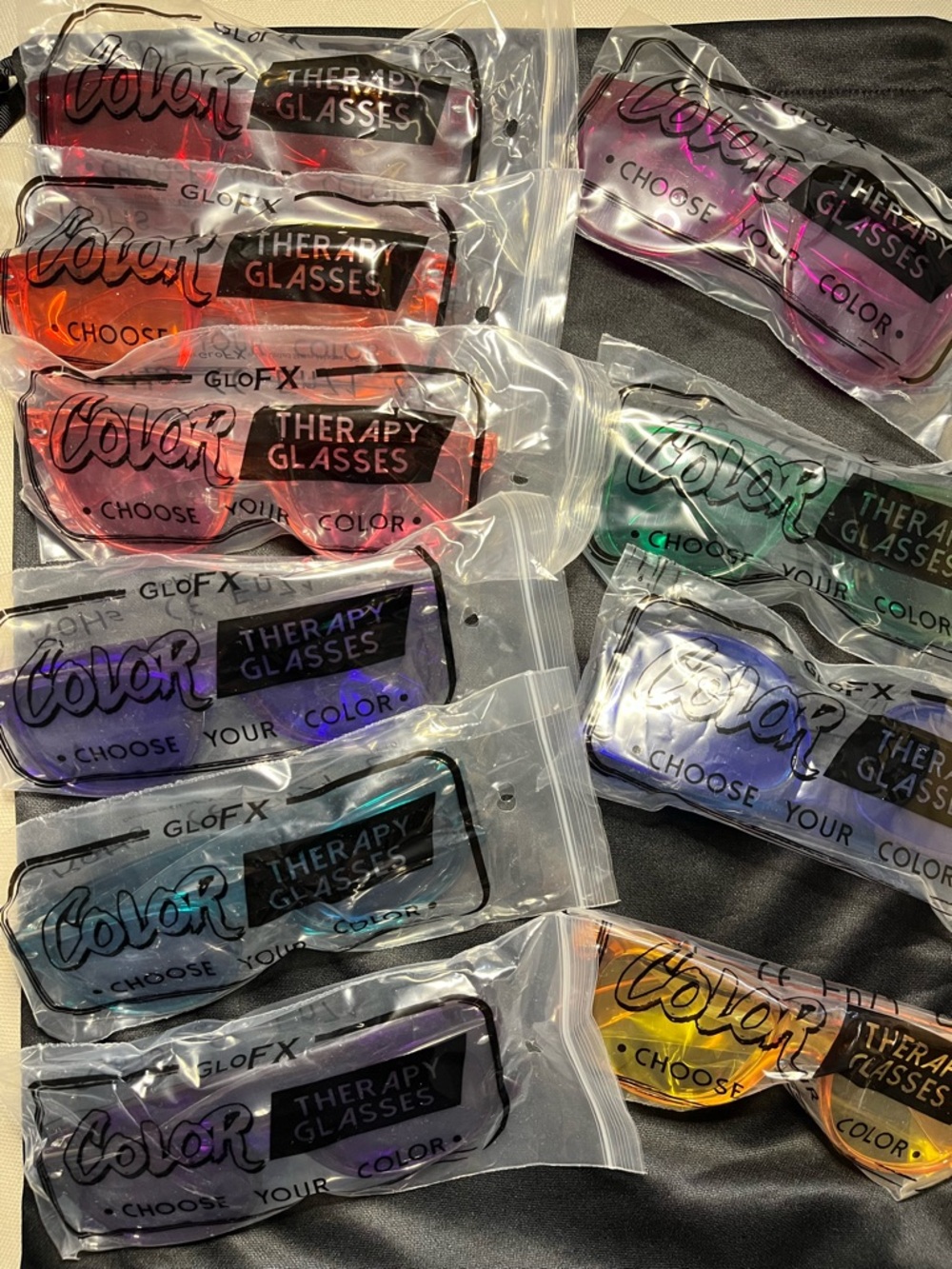 NEW SET of TEN - Colored Wayfarer Sunglasses - Picture 4 of 5